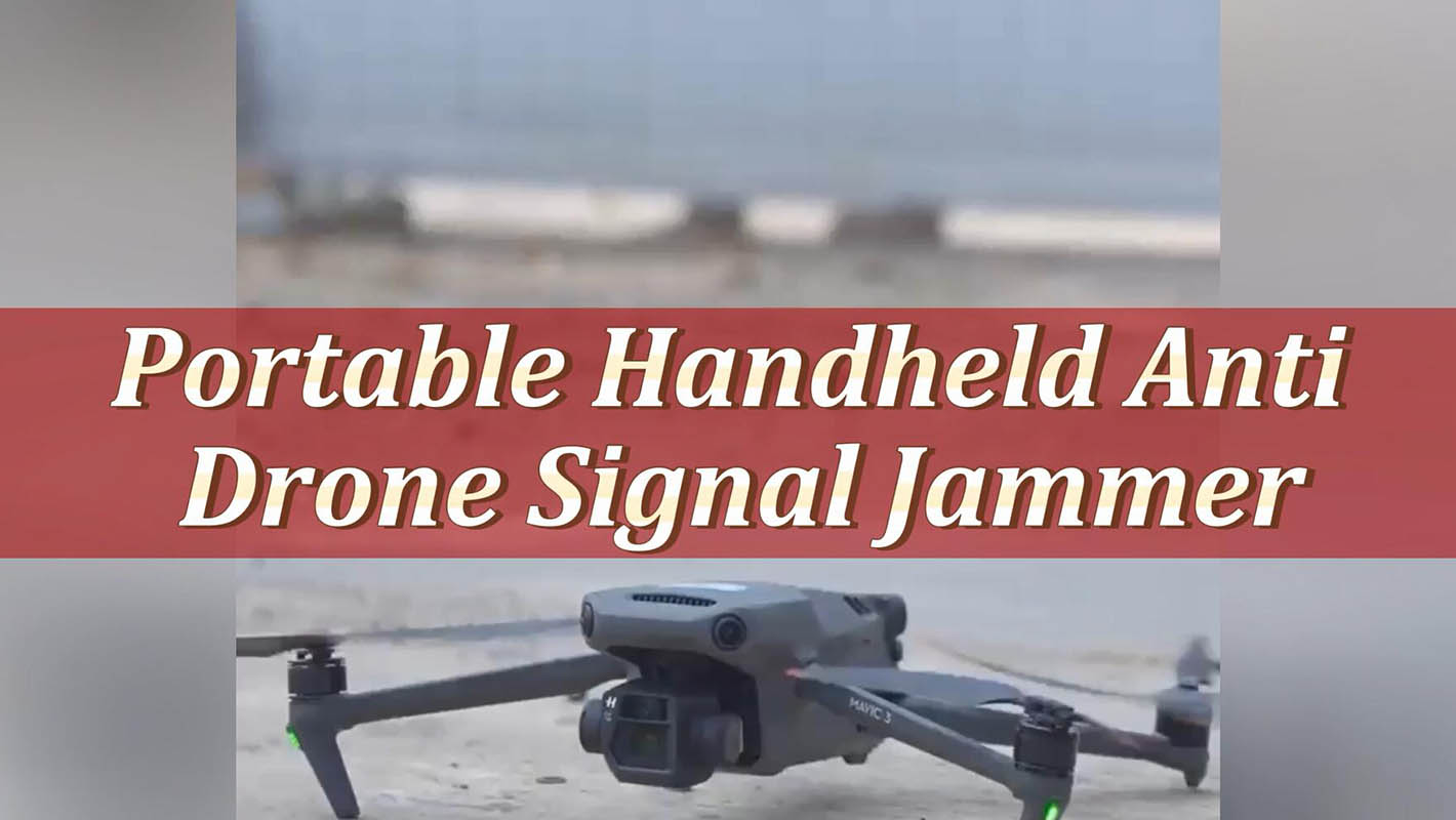 Emisión de señal anti drones de mano
